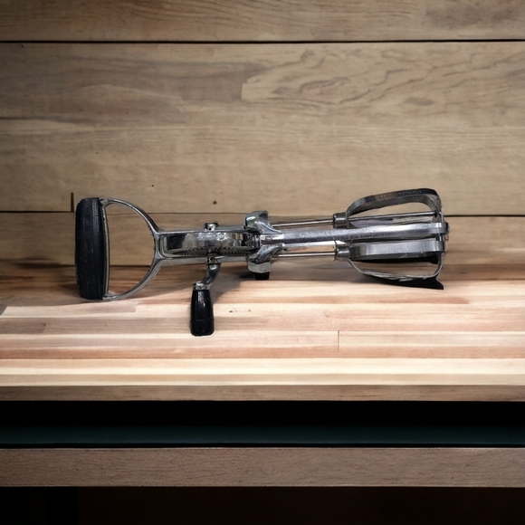 ekco Other - Vintage Flint EKCO Stainless Steel  Egg Beater Heavy Duty Hand Crank Mixer